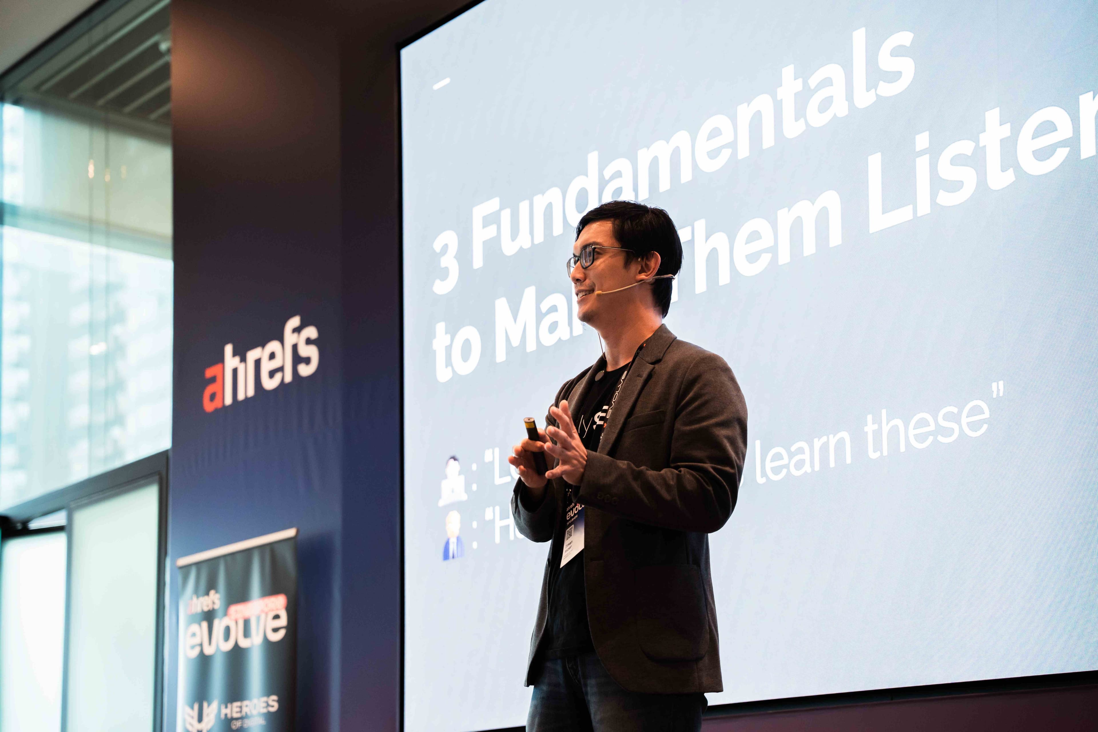 How to Talk So The C-Suites will Listen at Ahrefs Evolve Singapore 2026